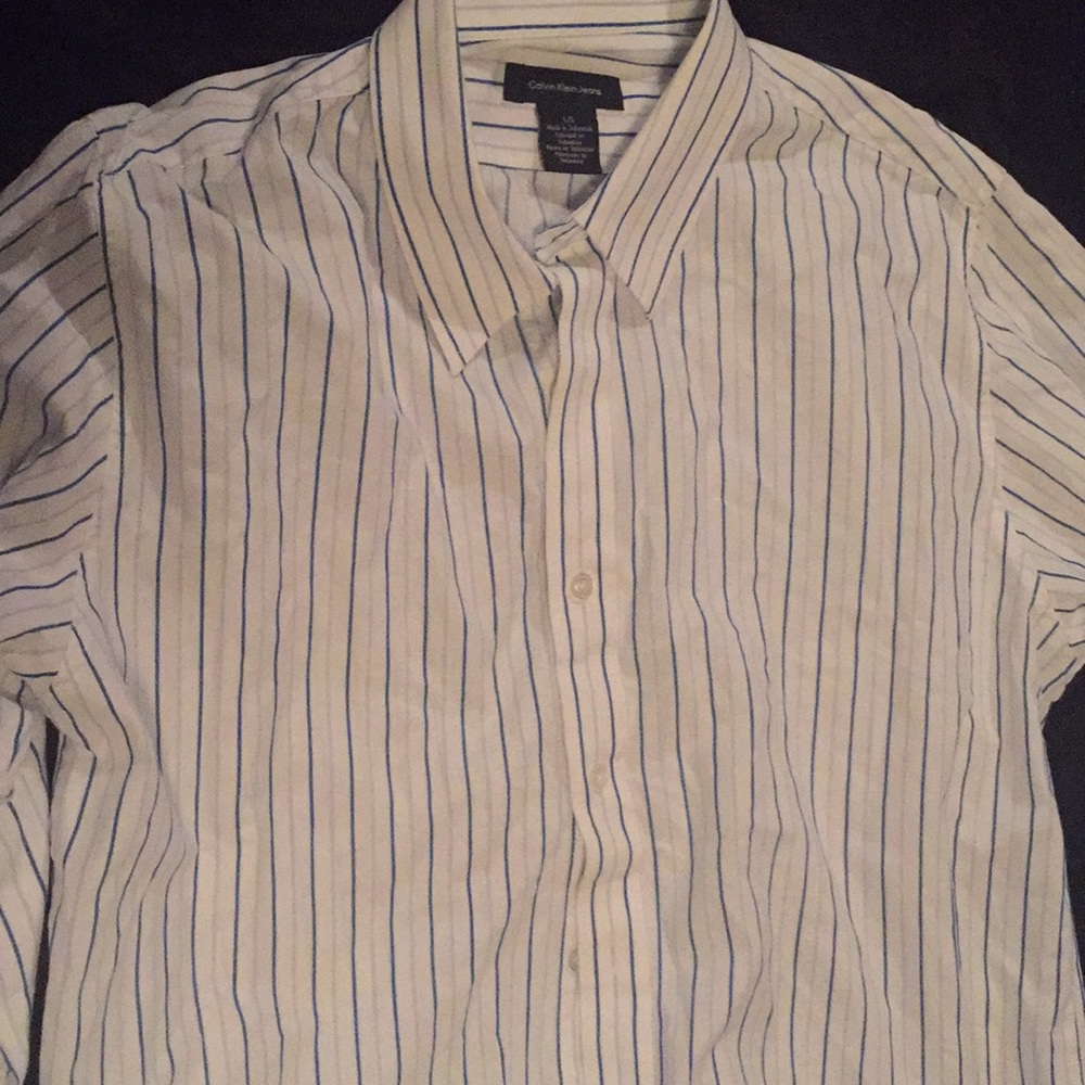 Calvin Klein Long Sleeve Button Up